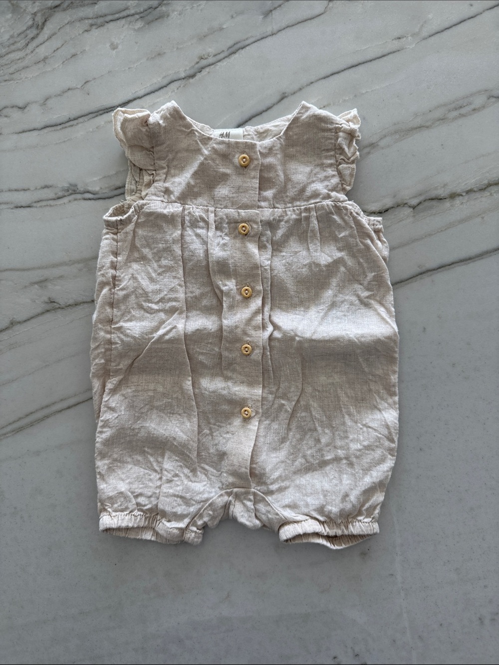 H&M Baby Girls' Linen Romper
